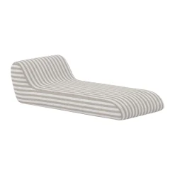 Luxe ligkussen beige wit gestreept - Lavis Redang