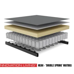 Luxe slaapbank 2-persoons - Innovation Living Neah 160 Slim Arm