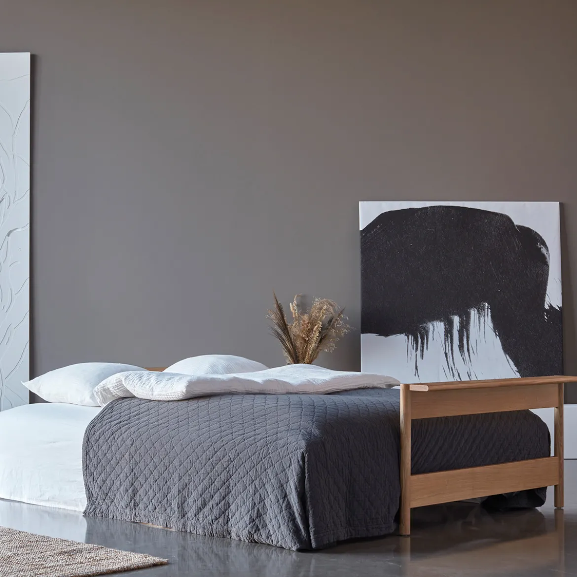 Luxe slaapbank Scandinavisch - Innovation Living Malloy Wood
