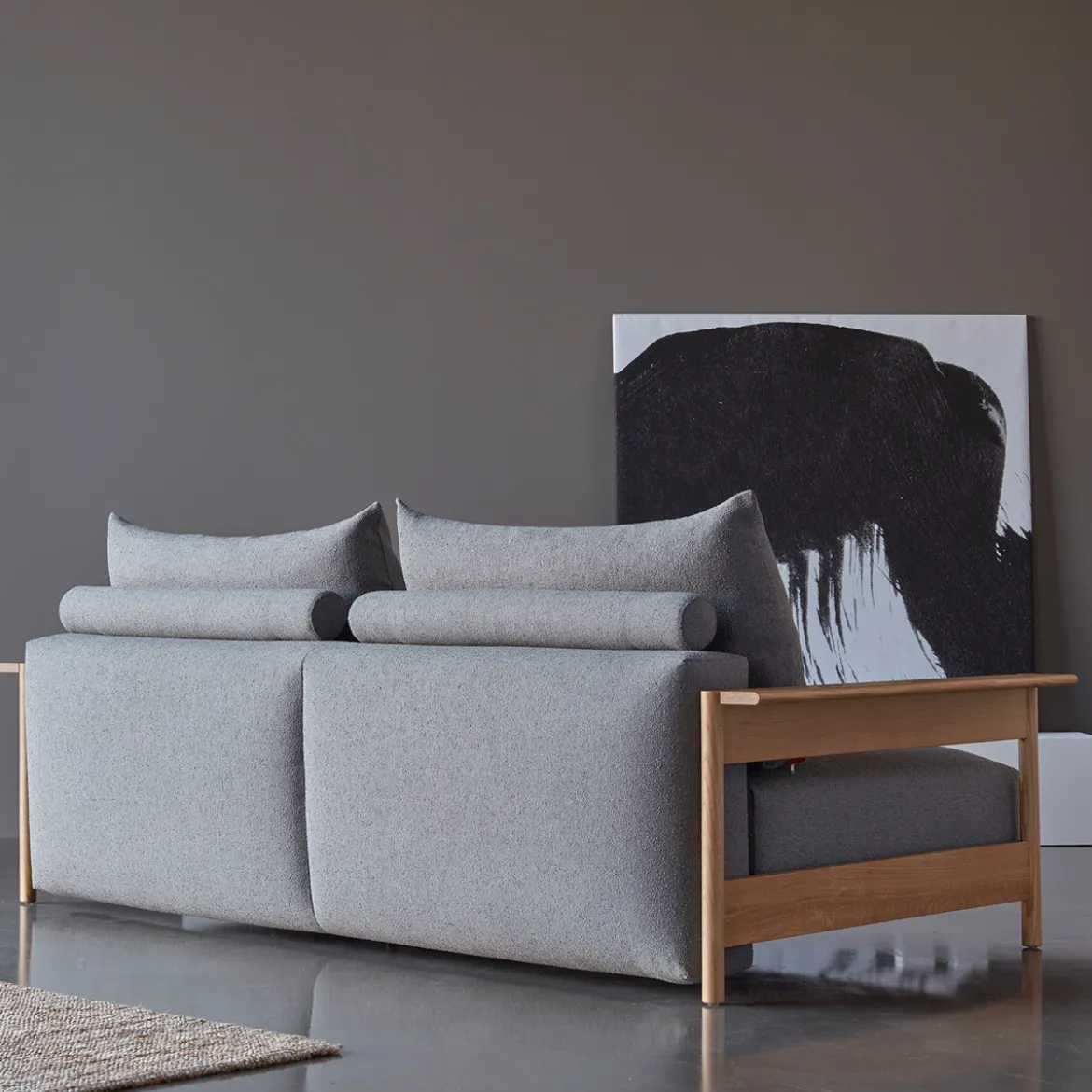 Luxe slaapbank Scandinavisch - Innovation Living Malloy Wood