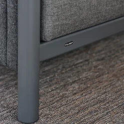 Luxe tuinbank gestoffeerd aluminium - Brafab Brad