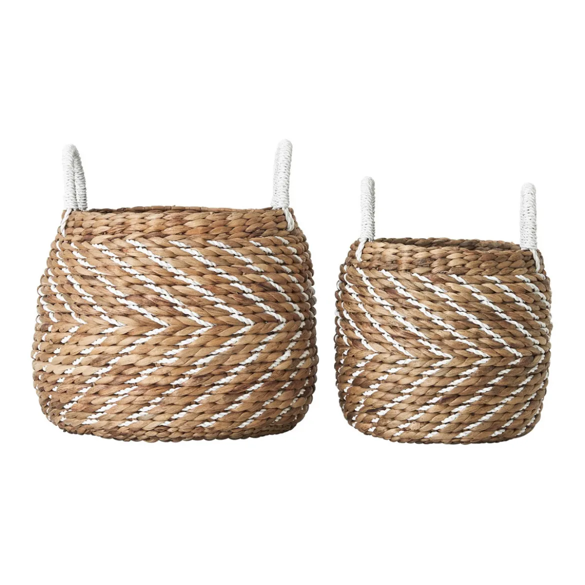 Manden set abaca met handvaten - Must Living Carlos