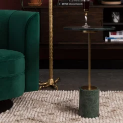 Marmeren bijzettafel - Dutchbone Gunnar