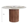 Marmere ronde eettafel - Kare Design Ruben