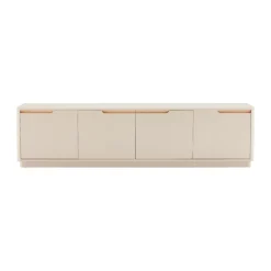 Mat tv-meubel grijsbeige - Bodio Twist
