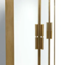 Messing spiegel kamerscherm - Kare Design Curve