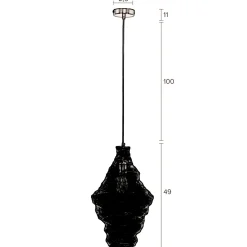 Metaalgaas hanglamp - Dutchbone Luca M