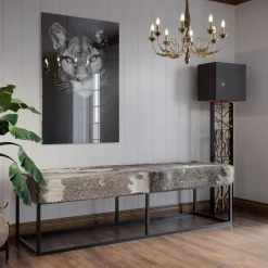 Metalen bank - Kare Design Country life