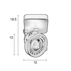 Metalen LED spotje - Zuiver Dice-1 DTW