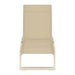Modern beige ligstoel - Lavis Mexico