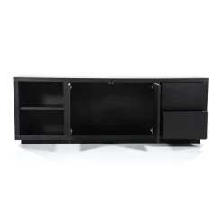 Modern dressoir zwart hout - Eleonora Helsinki