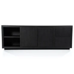 Modern dressoir zwart hout - Eleonora Helsinki