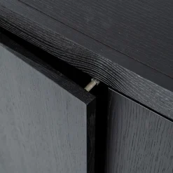 Modern dressoir zwart hout - Eleonora Helsinki