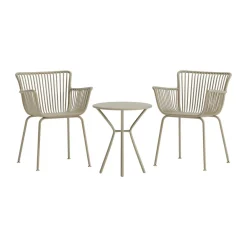 Moderne cafeset met ronde tafel - Lavis Sifnos