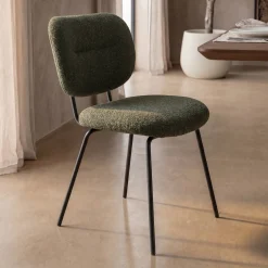 Moderne eetkamerstoel boucle - Bodio Kaya