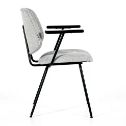 Moderne eetkamerstoel met arm - Eleonora Lynn