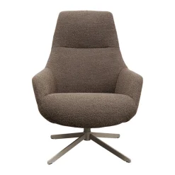 Moderne fauteuil draaibaar taupe - Kare Design Mimi