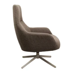 Moderne fauteuil draaibaar taupe - Kare Design Mimi