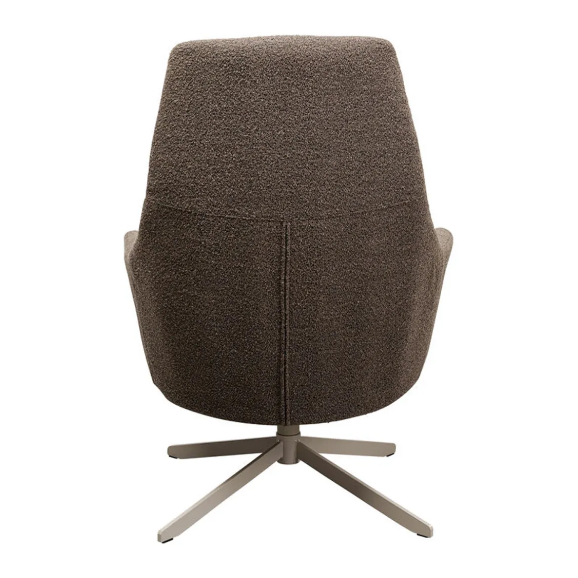 Moderne fauteuil draaibaar taupe - Kare Design Mimi