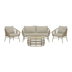 Moderne loungeset van wicker - Lavis Lipari