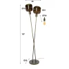 Moderne vloerlamp - Santa Bronza