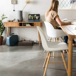 Modern houten bureau - Zuiver Barbier