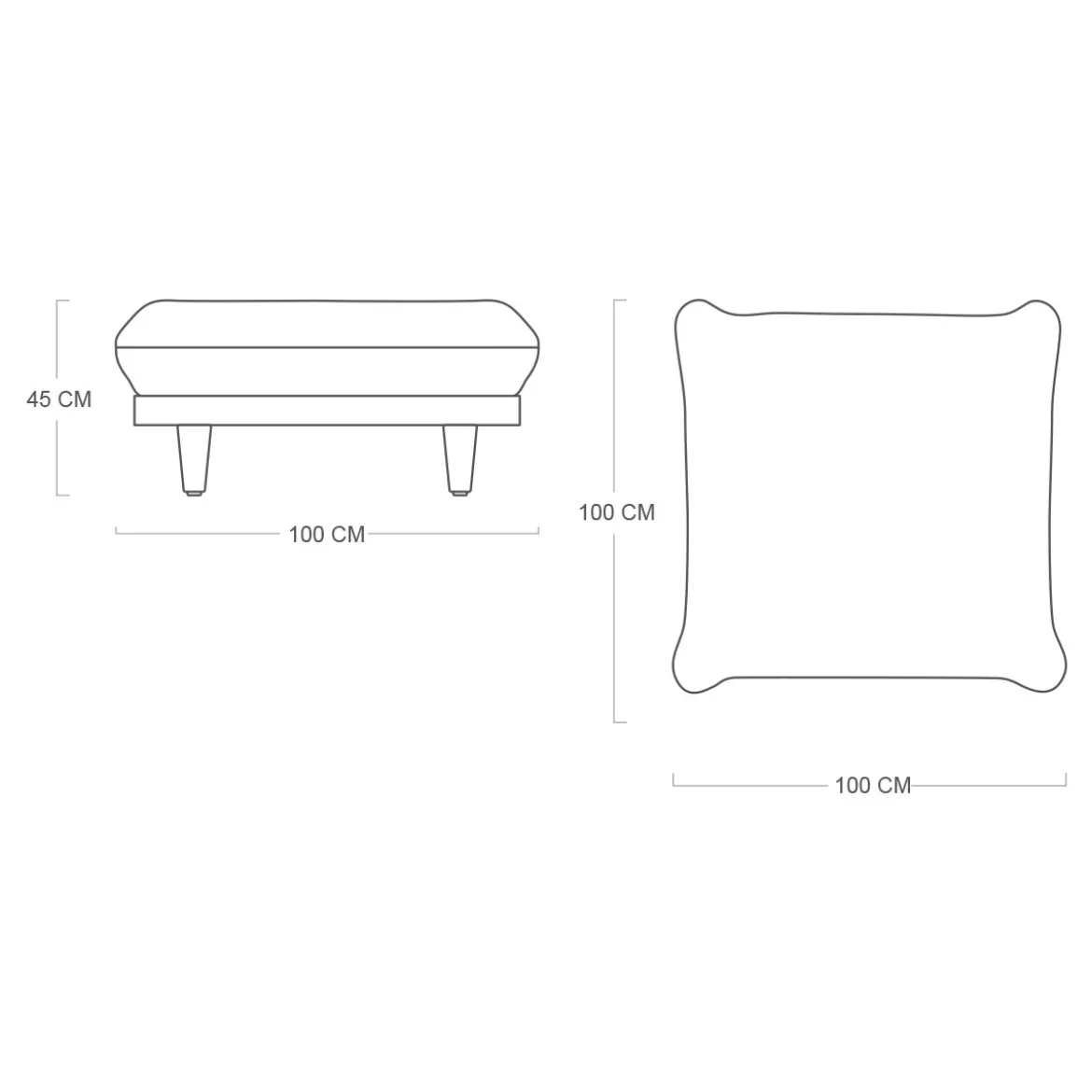 Modulaire hocker voor buiten - Fatboy Paletti Hocker