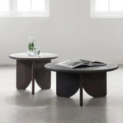 Mortex salontafel set zwart/bruin - DTP Home Scala Melo Earth