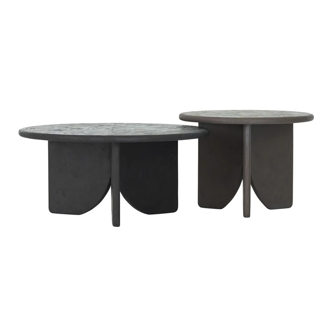 Mortex salontafel set zwart/bruin - DTP Home Scala Melo Earth