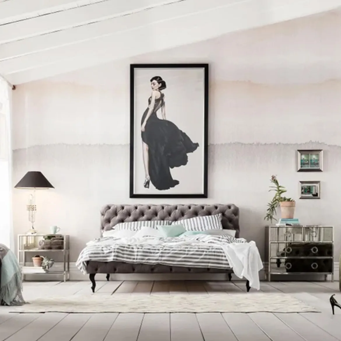 Muurdecoratie 172x100cm - Kare Design Audrey