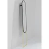 Muurspiegel zwart met goud - Kare Design Alice