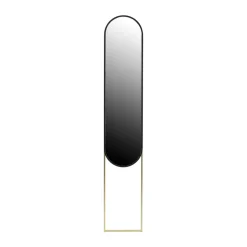 Muurspiegel zwart met goud - Kare Design Alice