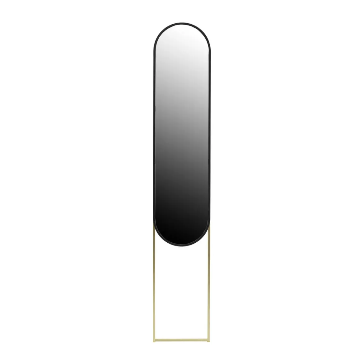 Muurspiegel zwart met goud - Kare Design Alice