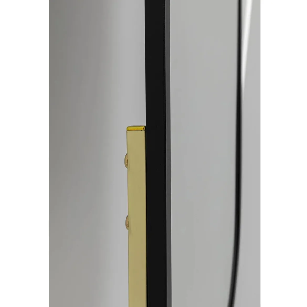 Muurspiegel zwart met goud - Kare Design Alice