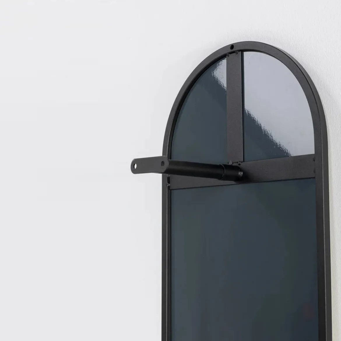Muurspiegel zwart met goud - Kare Design Alice