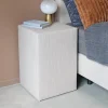 Nachtkastje beige stof - Lavis Brenn