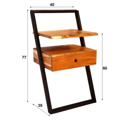 Nachtkastje industrieel design - Giani Lean