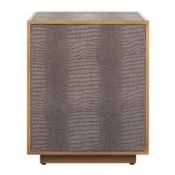 Nachtkastje slangenleer met goud - Richmond Interiors Classio