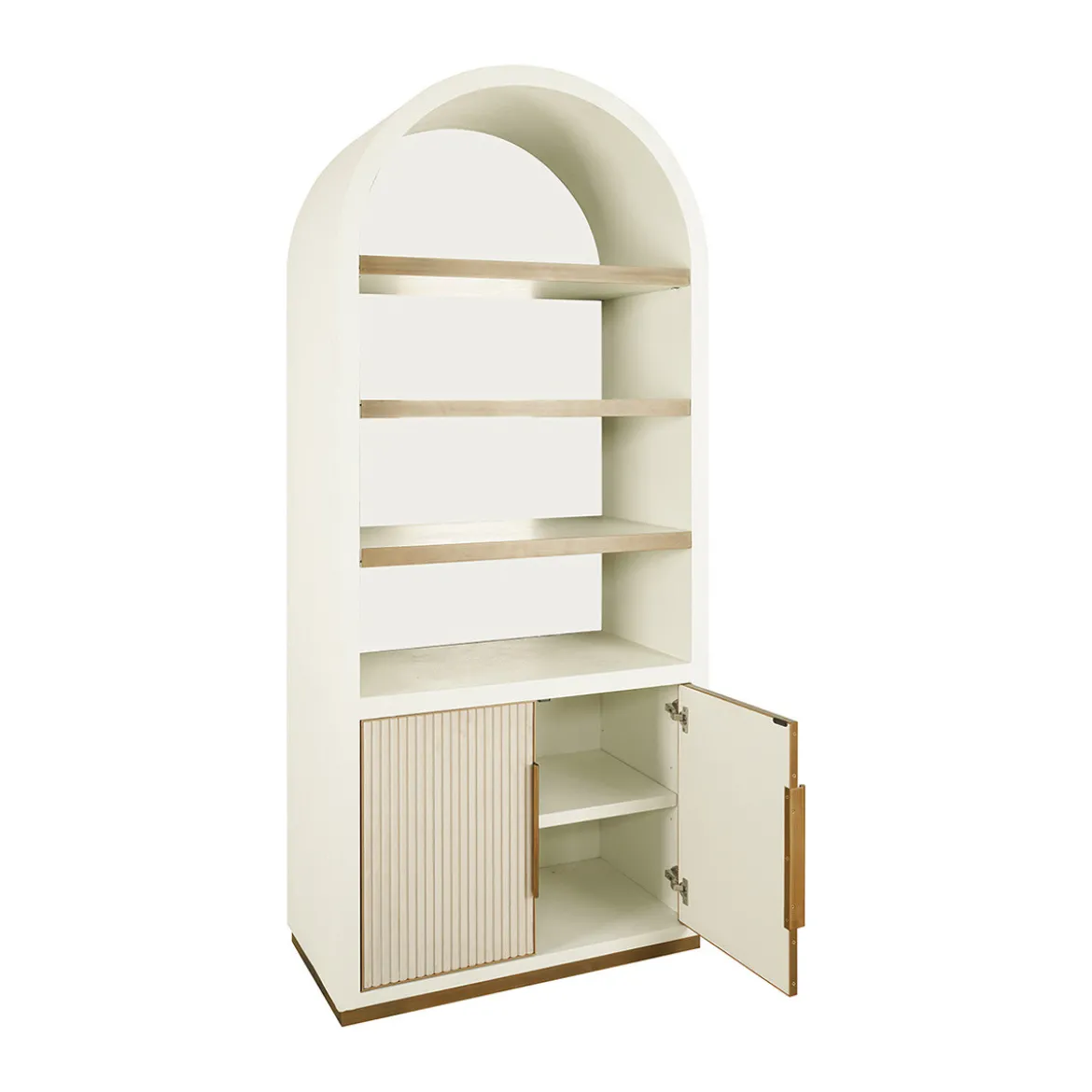 Open boogkast beige goud - Richmond Interiors Tivoli