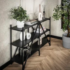 Open kast industrieel met planken - Giani Piega