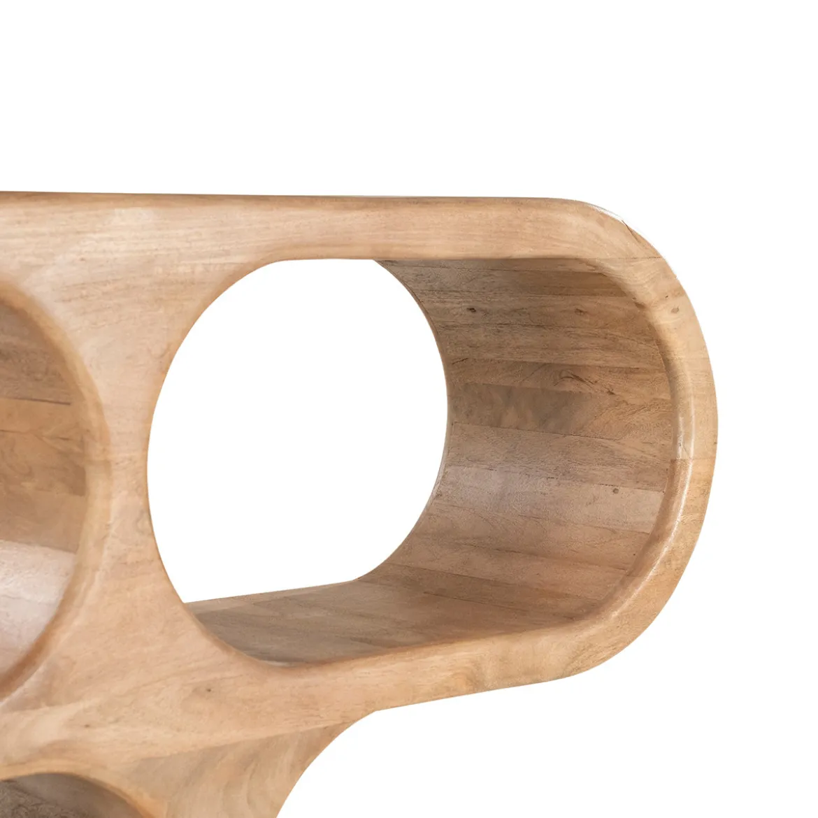 Open kast van mango hout hoog - By-Boo Esu