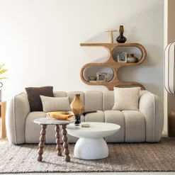 Open kast van mango hout hoog - By-Boo Esu