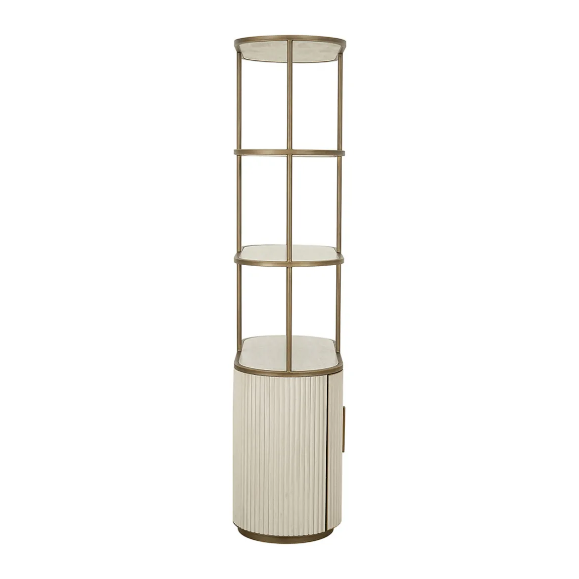Open wandkast beige goud - Richmond Interiors Tivoli