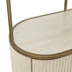 Open wandkast beige goud - Richmond Interiors Tivoli