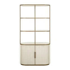 Open wandkast beige goud - Richmond Interiors Tivoli