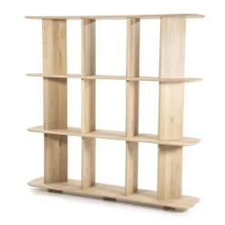 Open wandkast eikenhout - Eleonora Ty