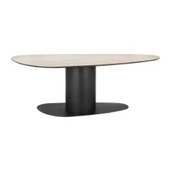 Organische eettafel travertine - Richmond Interiors Ritz