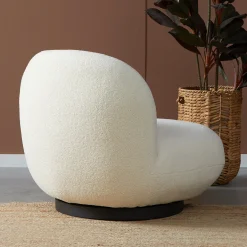Organische fauteuil kiezel - Bodio Maan