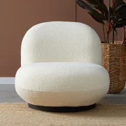 Organische fauteuil kiezel - Bodio Maan