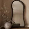 Organische passpiegel houten frame - Bodio Cosina
